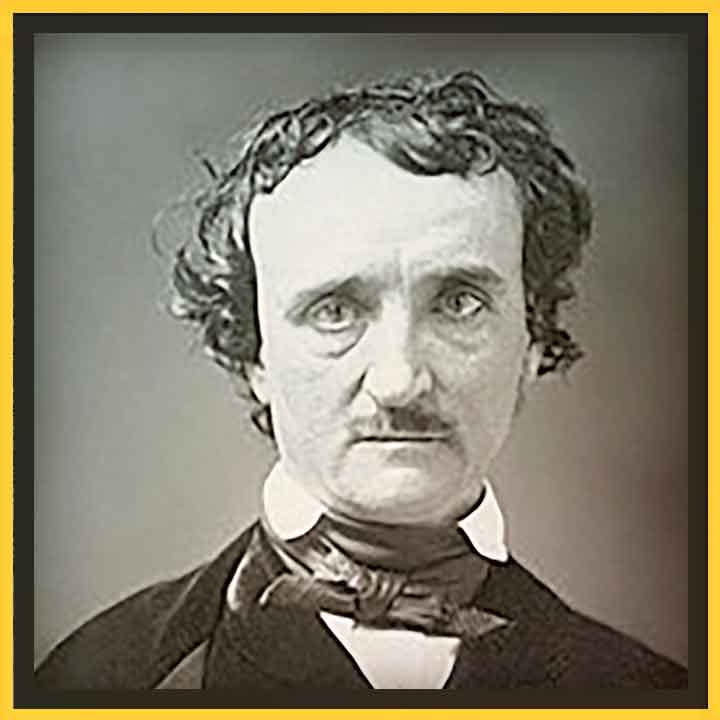 Photo portrait of Edgar Allan Poe