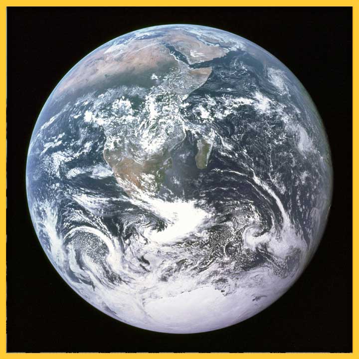 Photo of Earth from space
