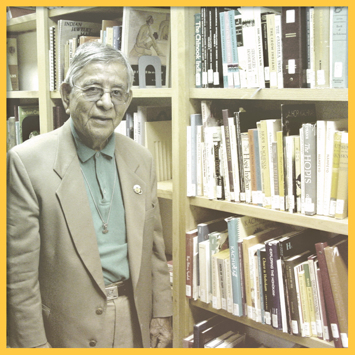 Dr. Joe S. Sando. Photo Courtesy of the Indian Pueblo Cultural Center.