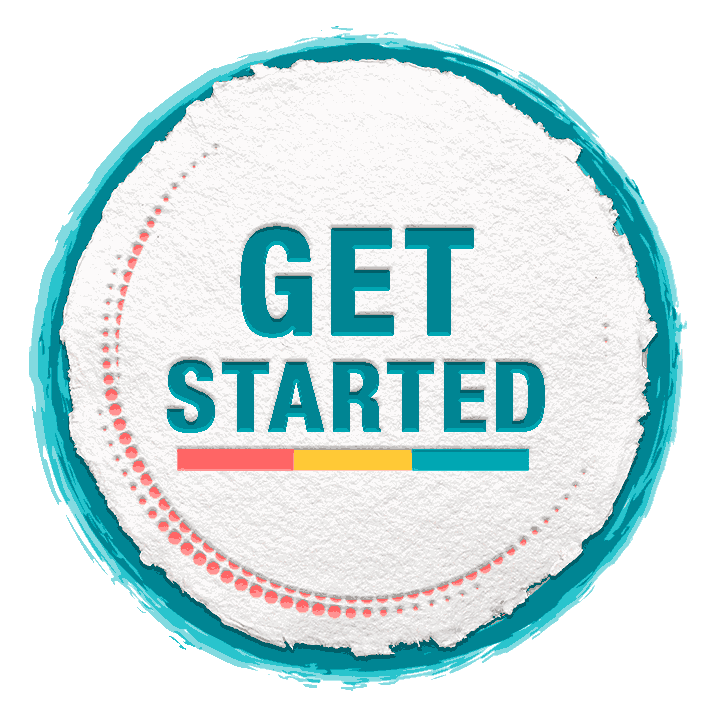 clickable button to go to the get started page