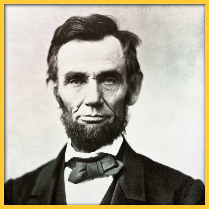 Photo portrait of Abraham Lincoln